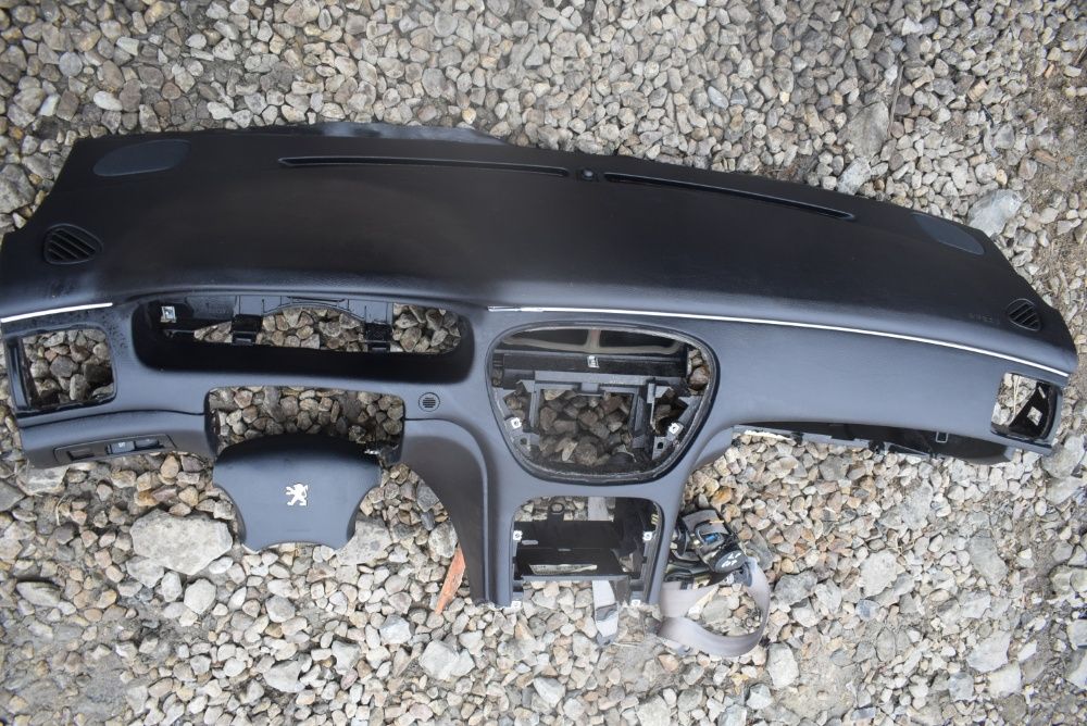 konsola kokpit 2X PASY 2X AIRBAG PEUGEOT 607 2.7 HDI 06R