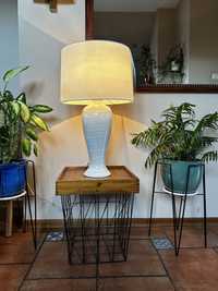 Okazala porcelanowa lampa Vintage salonowa