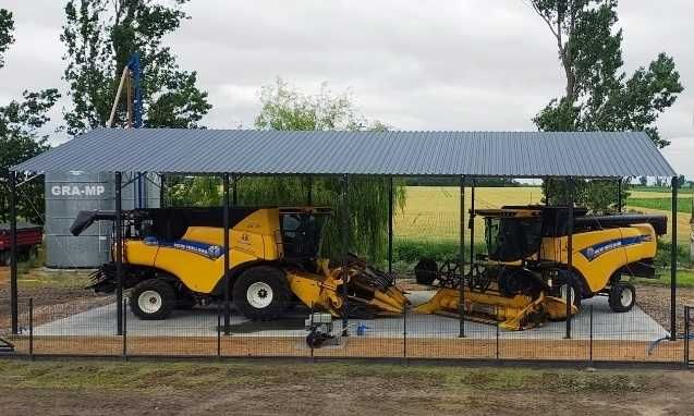 Konstrukcja ocynkowana NOWA Wiata Rolna - 12m x14 m Garaż Hala Magazyn