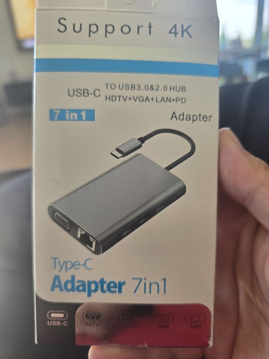 Adapter 7w1 Typ C