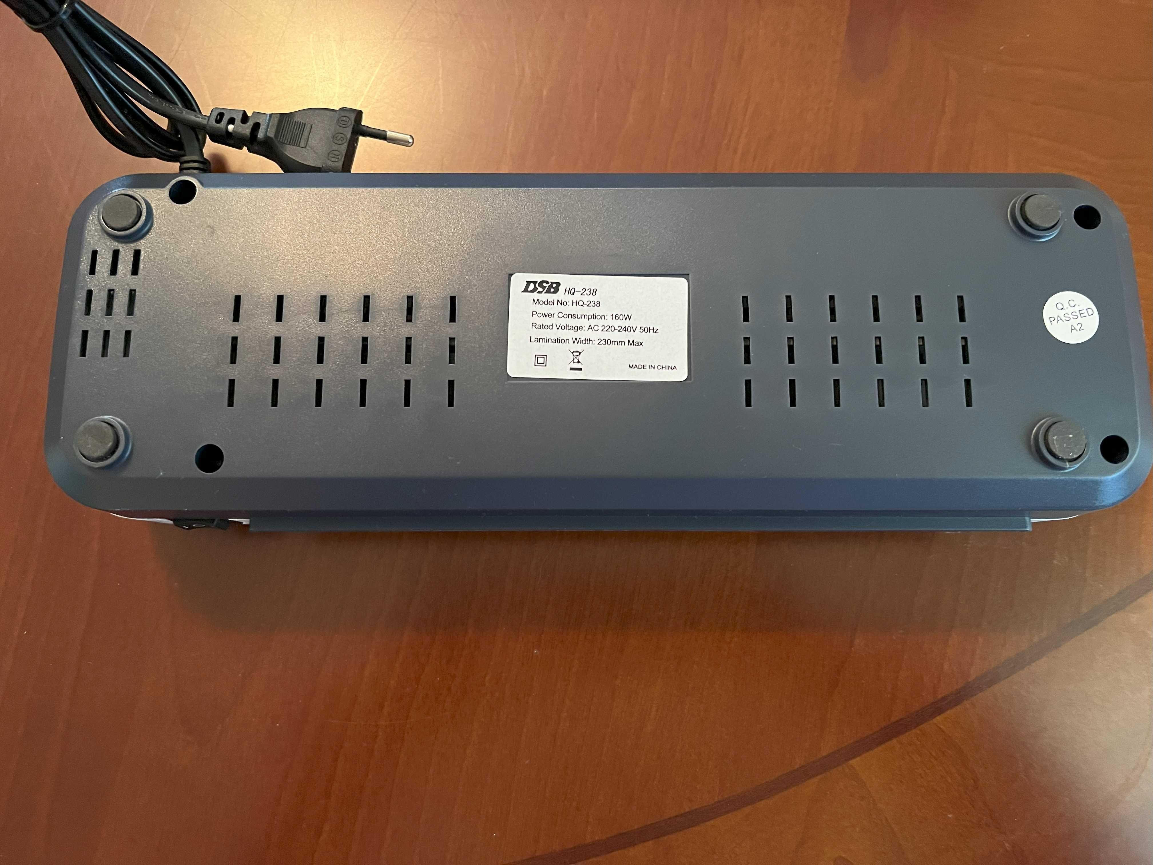 Ламінатор пакетний DSB HQ-238 (формат А4)