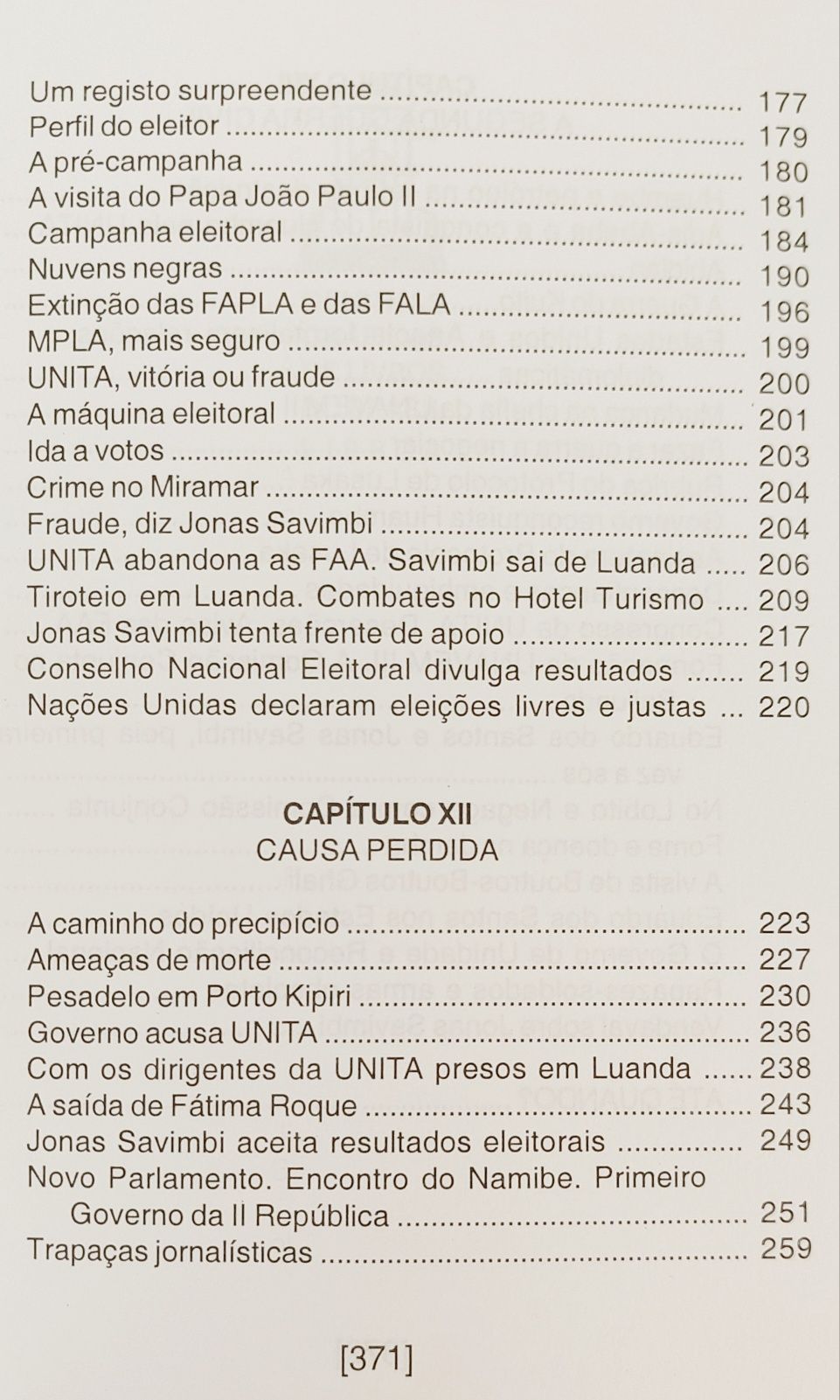 ANGOLA - Cultura do Medo