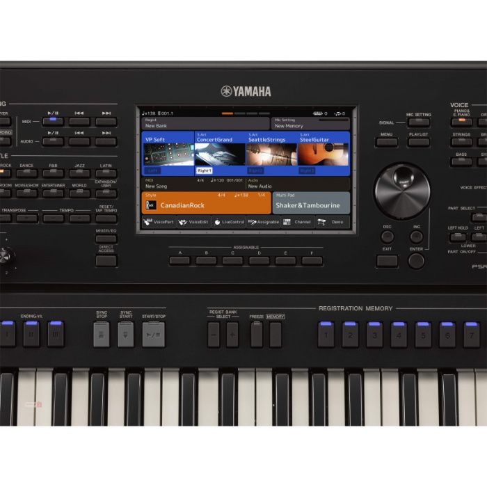 YAMAHA PSR-SX720 - keyboard z odtwarzaczem plików MP3 / WAV - Nowość