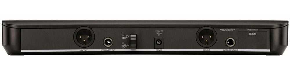 MICROS SHURE SM58 S/FIO - Sistema Duplo 518Mhz-539Mhz