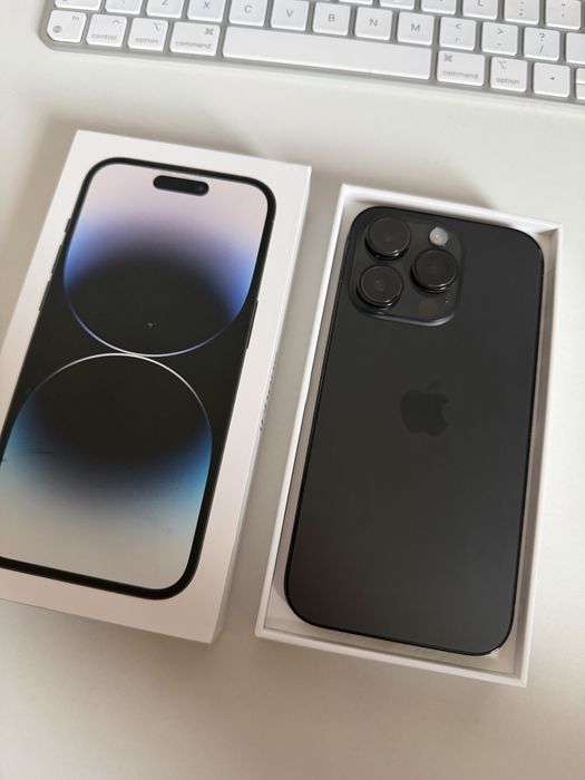 iPhone 14 Pro 256gb Black Idealny Bateria 100%