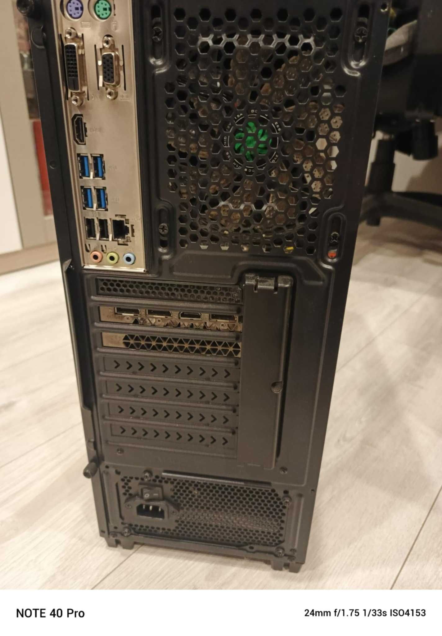 Komputer stacjonarny monitor + windows geforce gtx1660 zotac gaming