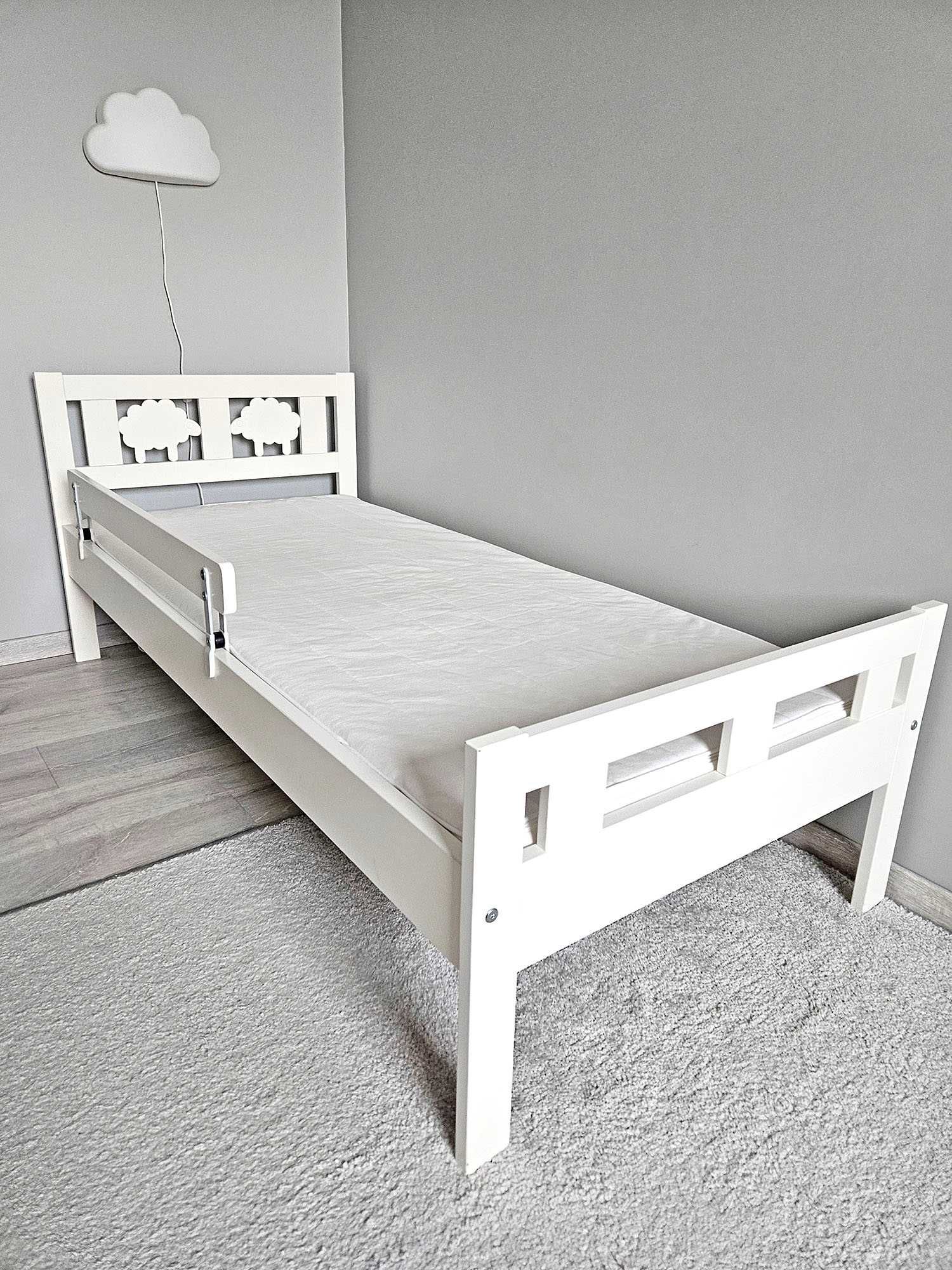 Łóżko Ikea Kritter z materacem 70x160cm