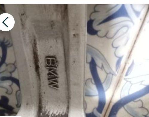 4 jantes 16"originais BMW com centros e válvulas impecáveis s/ empenos