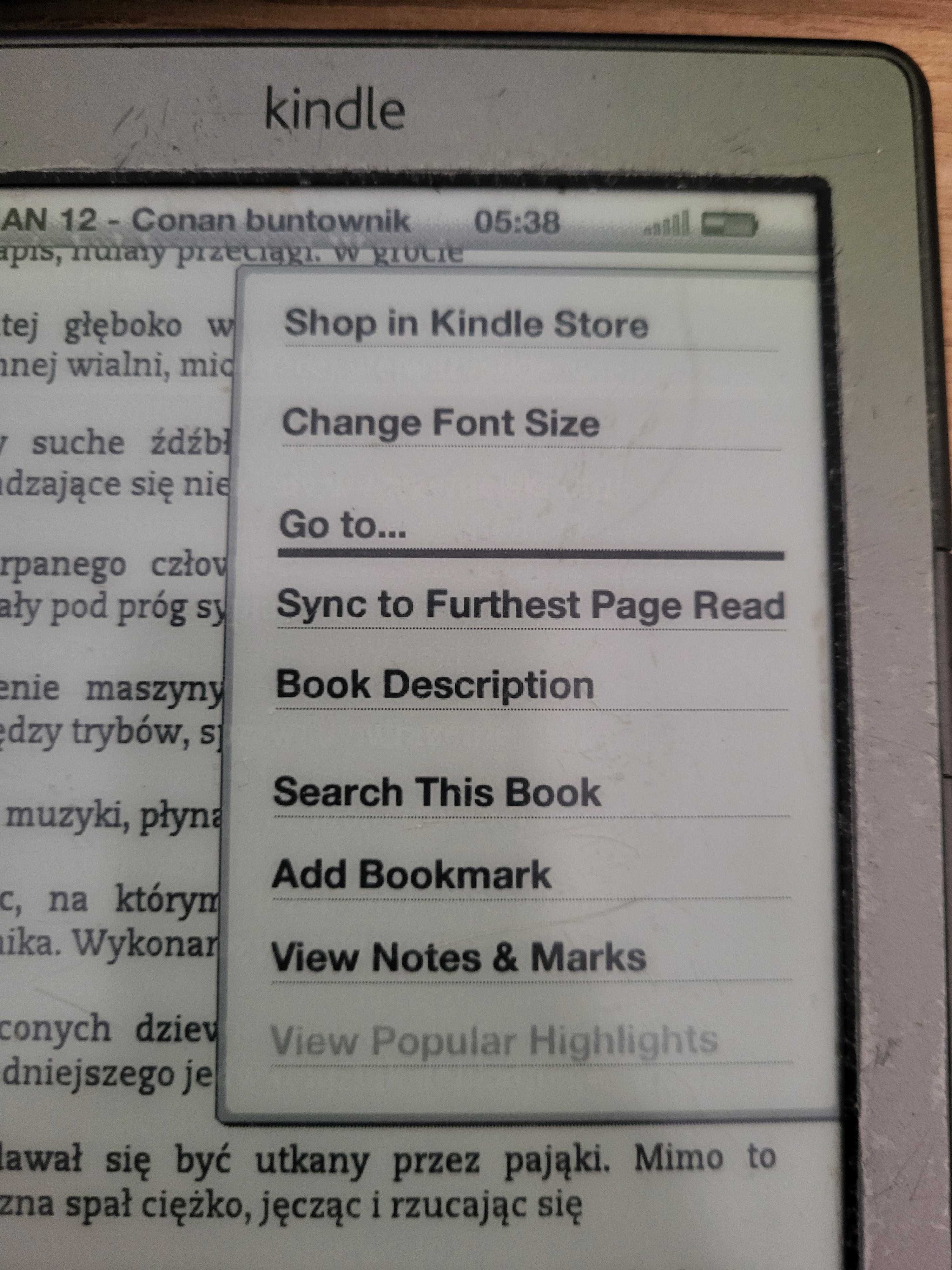 Amazon Kindle D01100 4 generacji Wi-FI czytnik e-booków szary