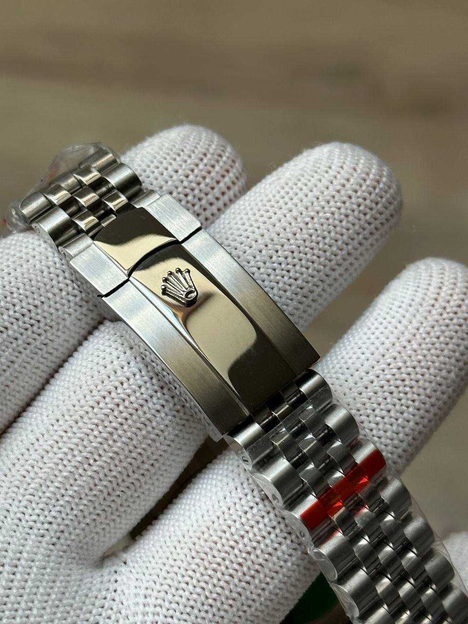 Механические часы Rolex Datejust Silver-Blue. Автоподзавод