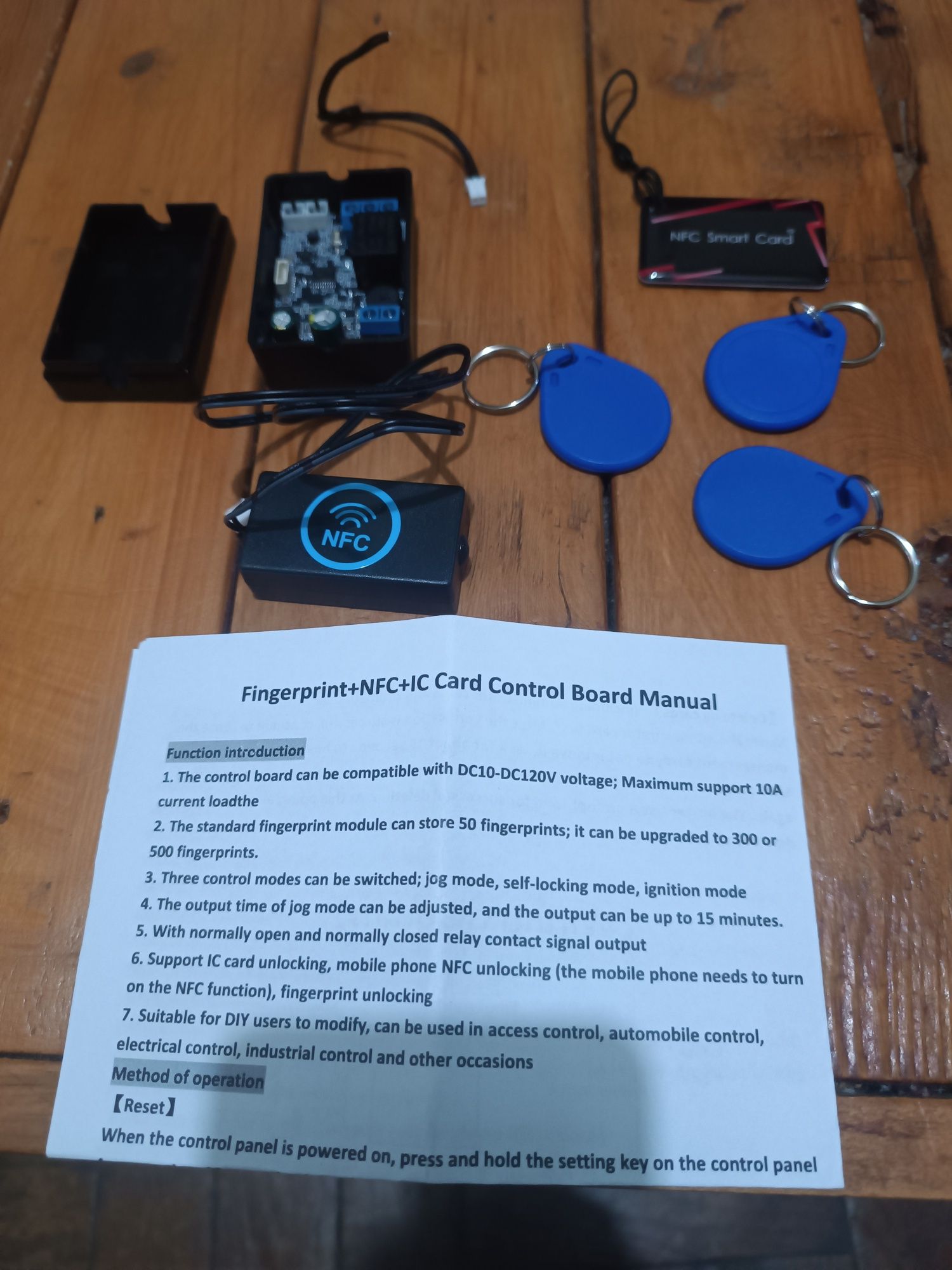 Módulo de controle NFC