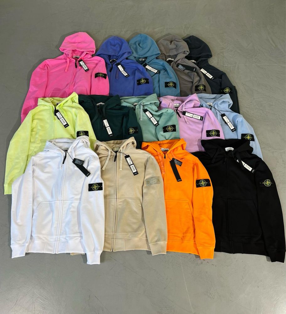 БЕЗ ПРЕДОПЛАТИ Зіп Худі Stone Island