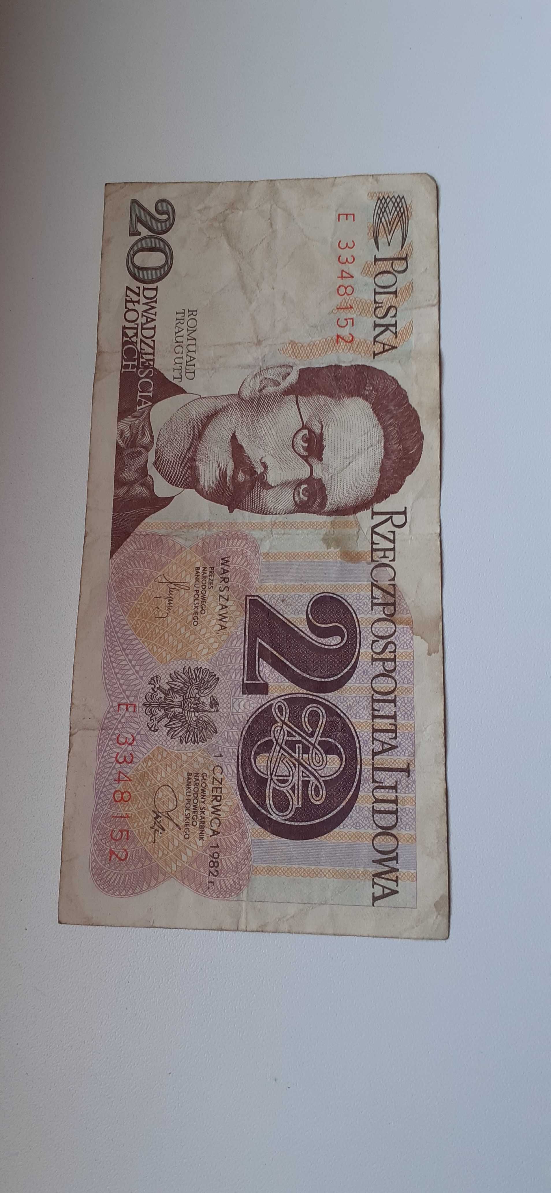 Banknoty Polska używane 7 sztuk.