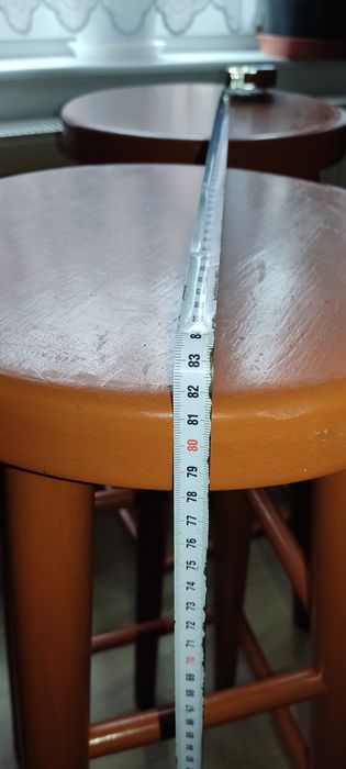 Taborety wysokie trzy sztuki