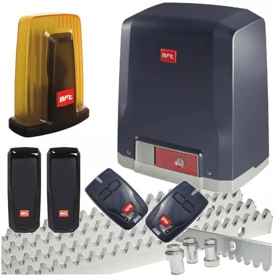 napęd do bramy BFT, rozwierna, przesuwna, montaż