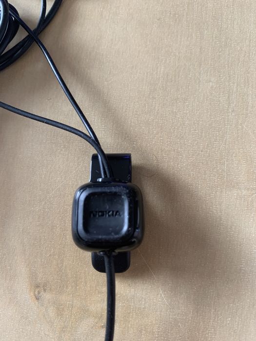 NOWY Oryginalny zestaw słuchawkowy NOKIA słuchawki czarne przewodowe