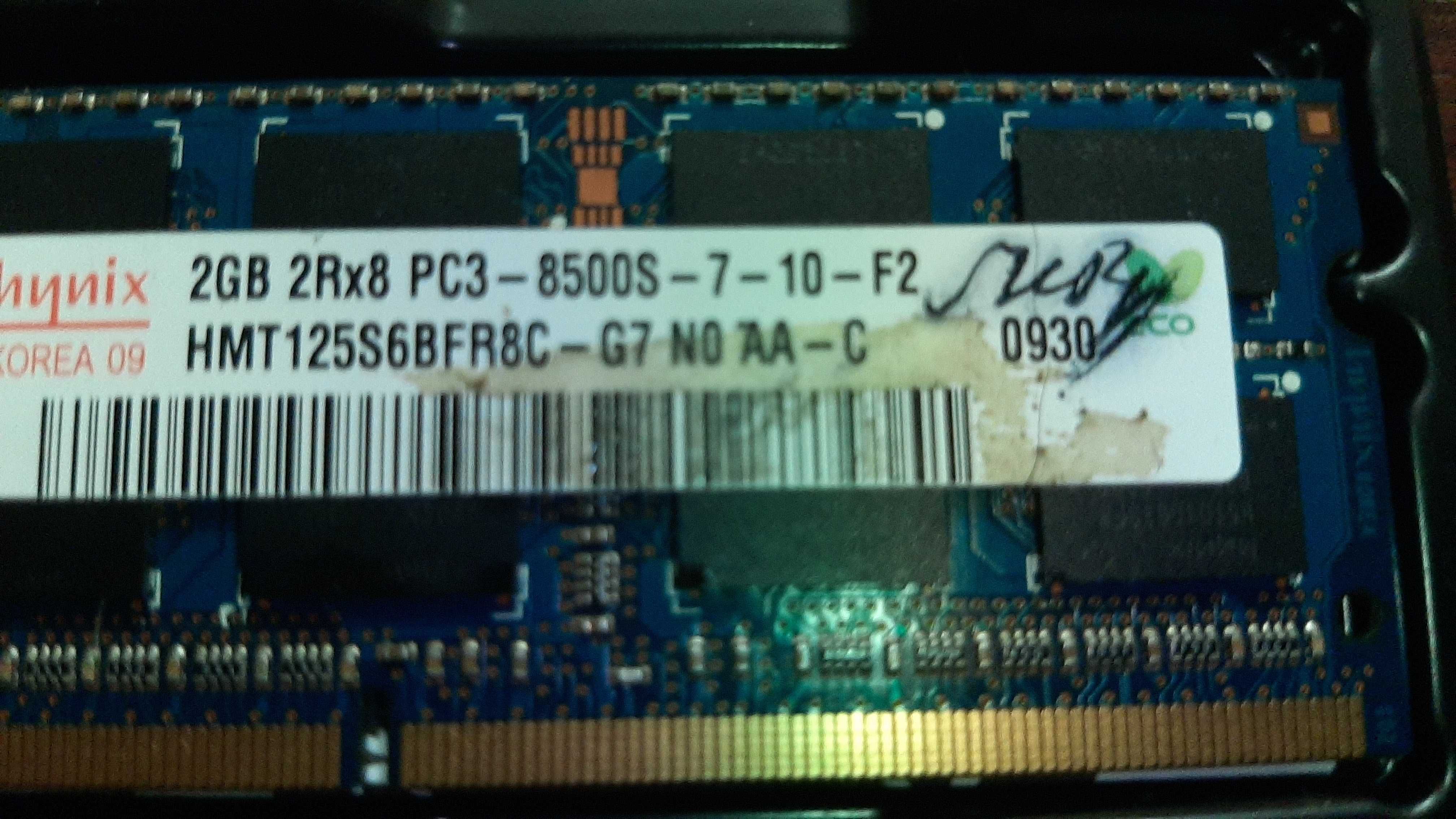 Оперативная память для ноутбука  DDR3 2Gb
