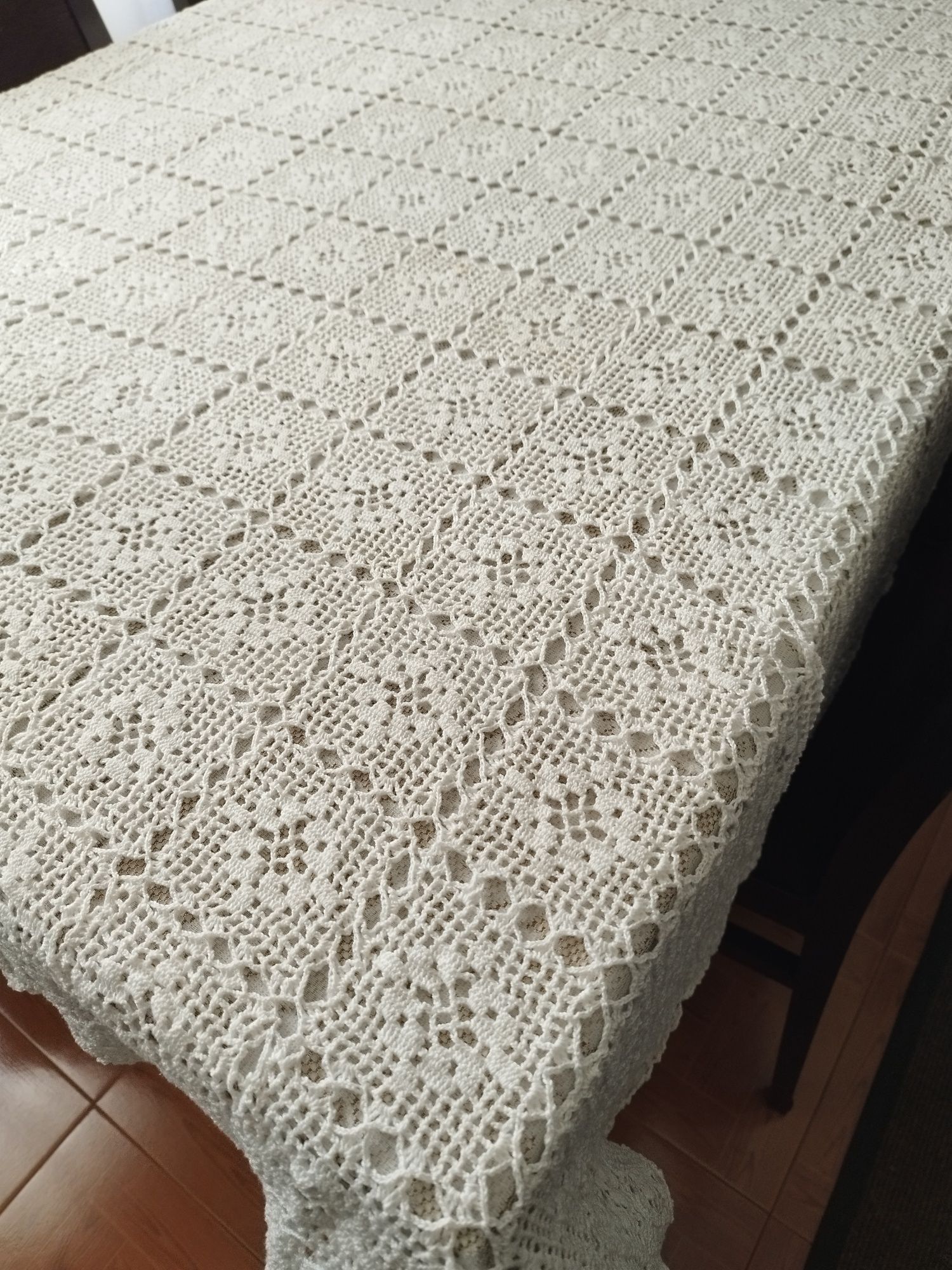 Toalha para mesa em crochê