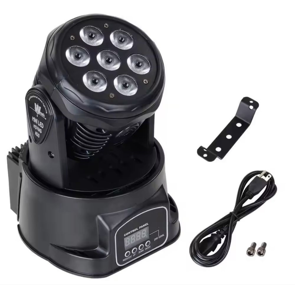 Vendo 4 moving head wash, mesa dmx e um kit de 5 cabos de 3 metros