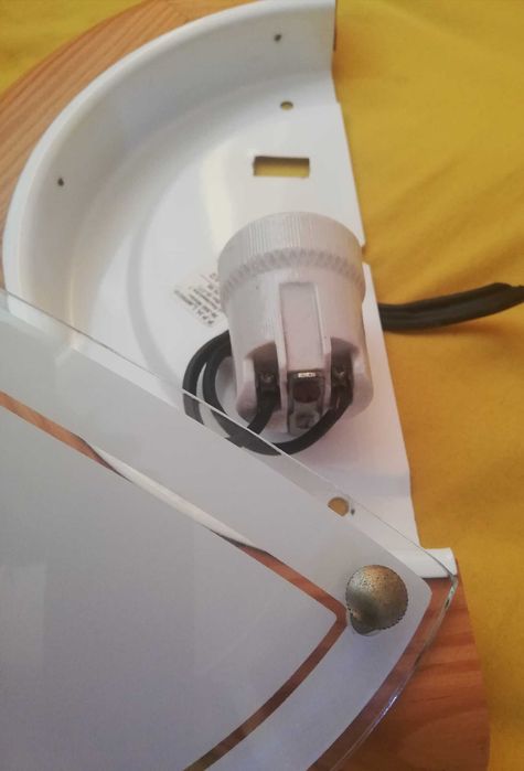 Kinkiet ścienny połówka plafon K-1/2 olcha 60W