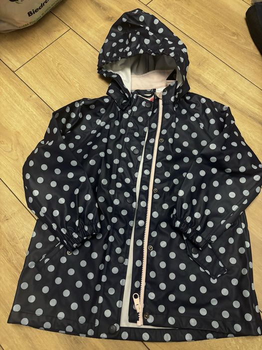Plaszcz przeciwdeszczowy dziewczęcy r. 110/116 hm