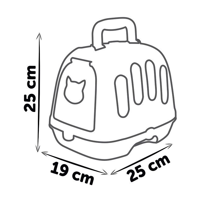 SMOBY Zestaw 2w1 Kontener dla Kota + Interaktywny Miauczący Kot