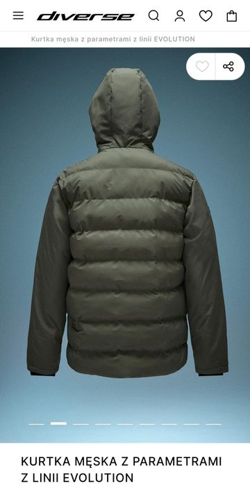 Kurtka Diverse męska EVO 0924 ST kolor khaki rozmiar L