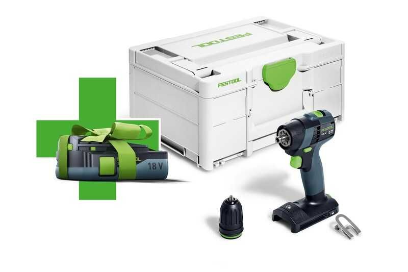Akumulatorowa wiertarko-wkrętarka TXS 18-Basic-3,0, FESTOOL 578064