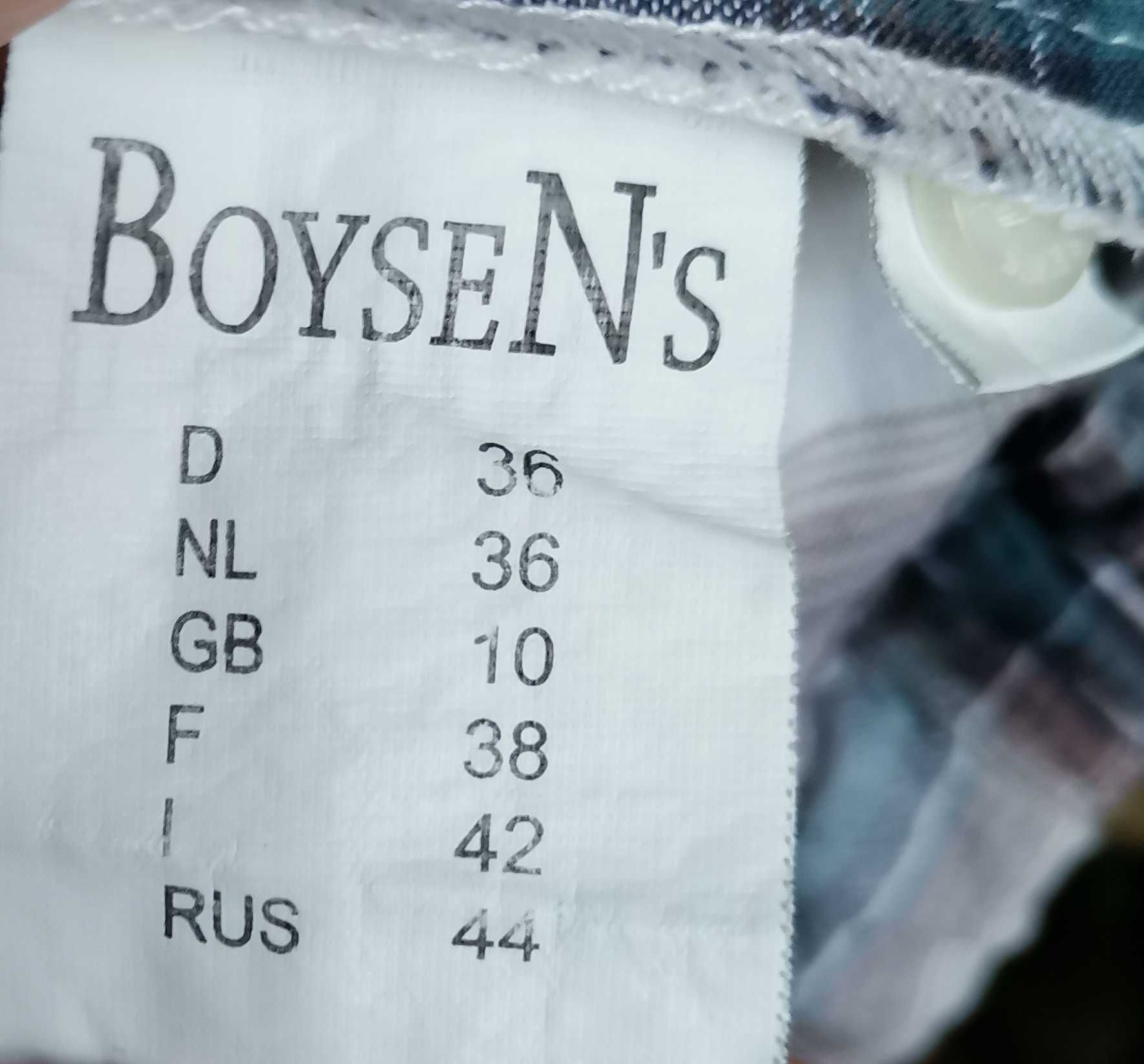 Bluzko-koszula w kratę Boysen's rozmiar 36
