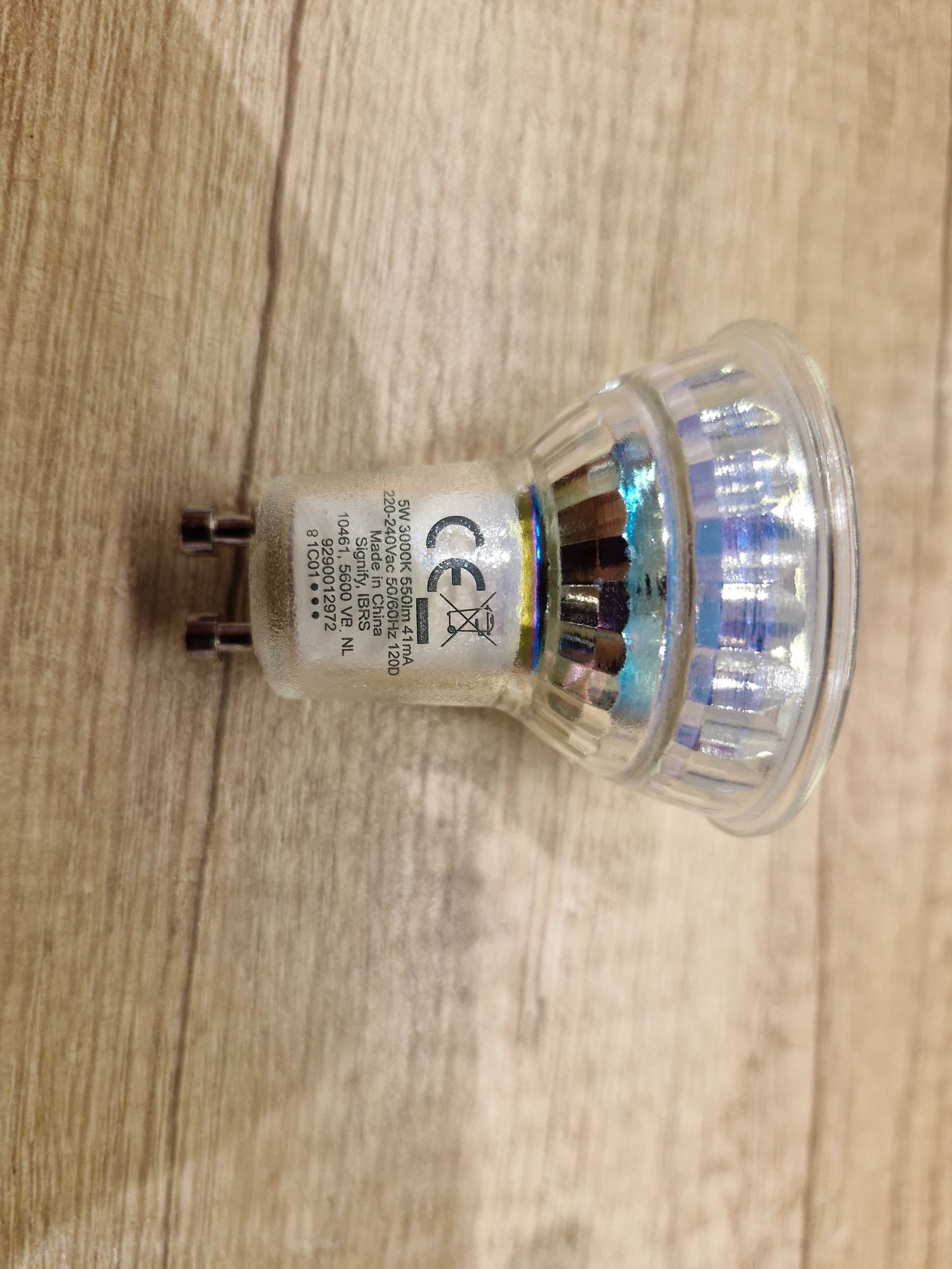 Sprzedam używane żarówki LED Philips GU10 – 5W, 3000K, 550lm
