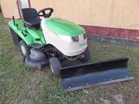 Traktor VIKING Cyklon z koszem, pług do odśnieżania, super jakość.