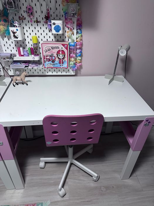 Biurko i Krzesło -2 zestawy