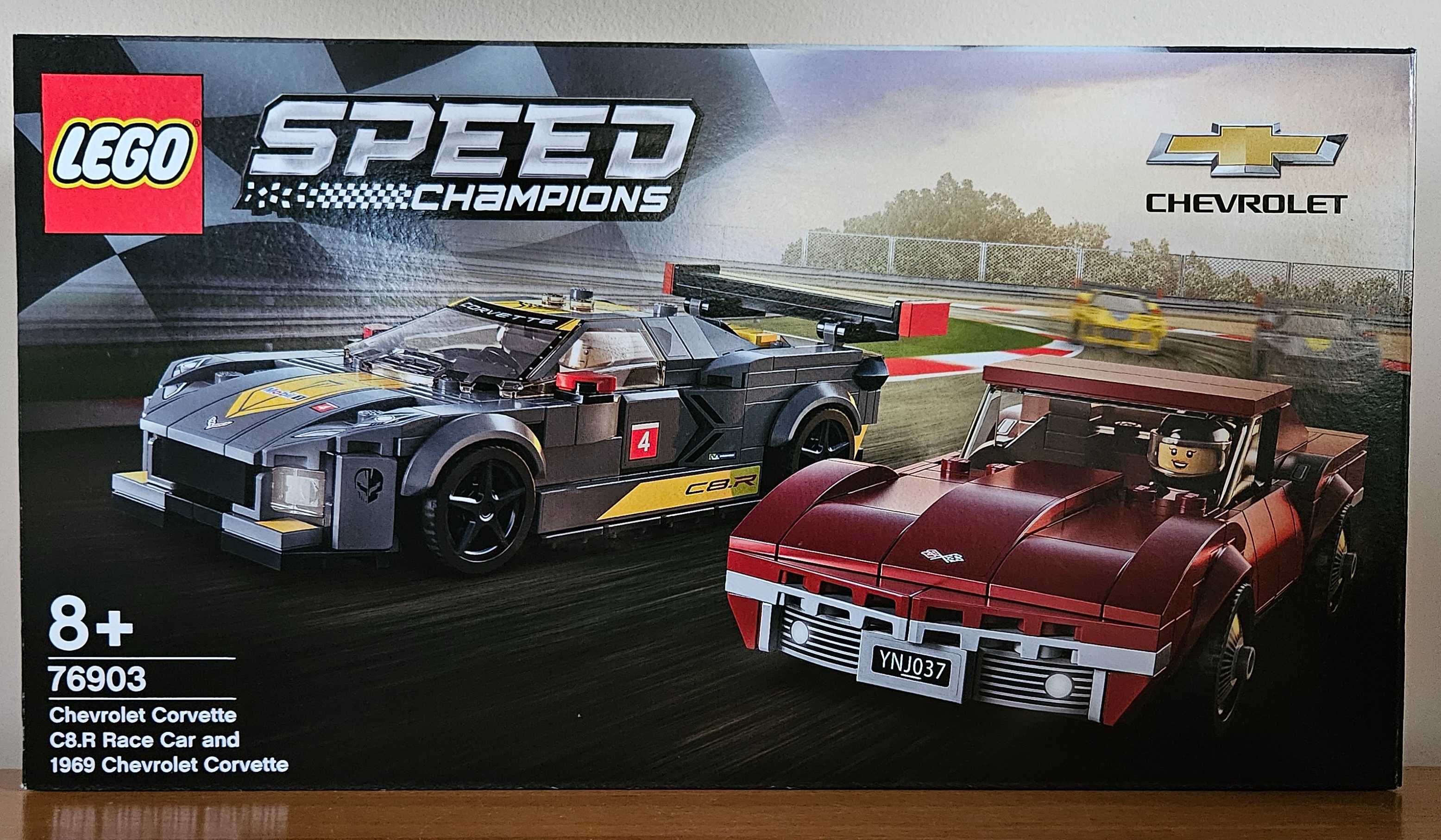 LEGO 76903 Speed Champions  Chevrolet Corvette C8.R i 1968 Corvette
