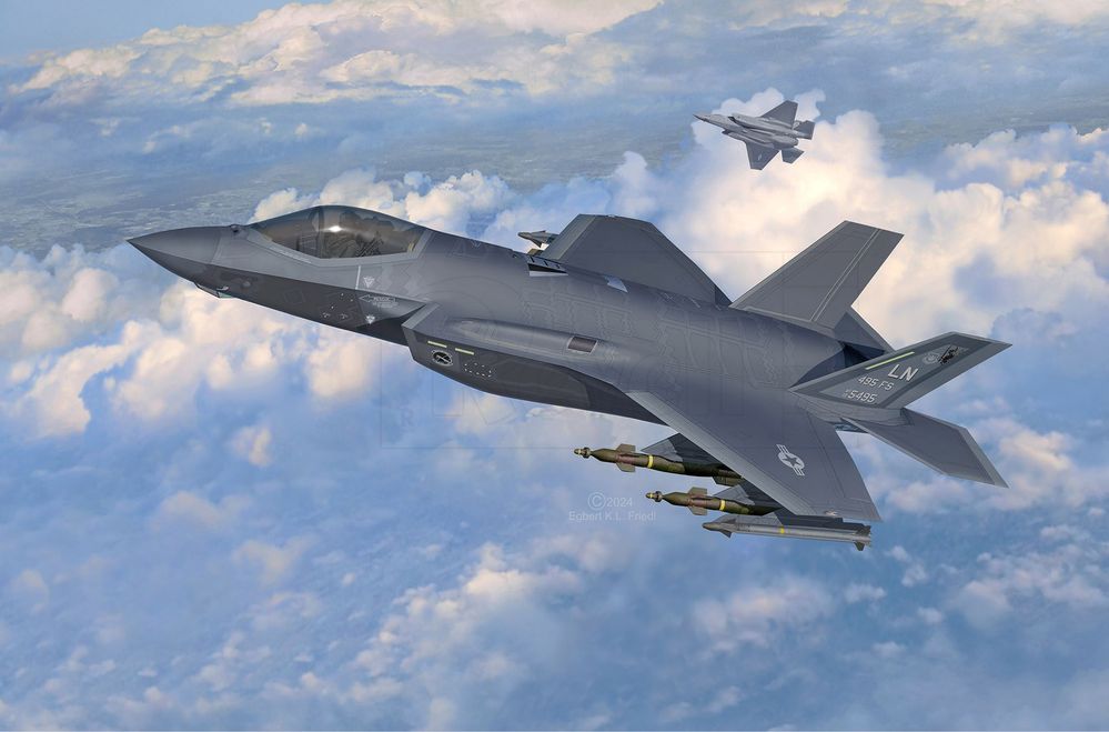SAMOLOT model 1/72 Revell 03799 LOCKHEED MARTIN F-35A LIGHT