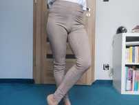 Wężowe zwierzęce legginsy S 36