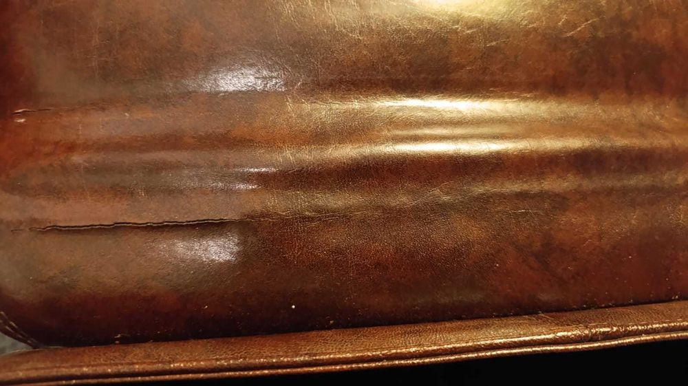 Brązowa aktówka skórzana męska