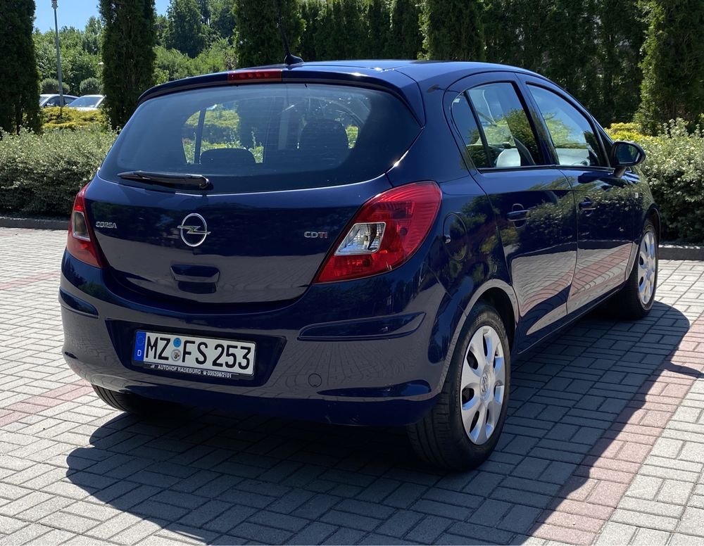 Opel Corsa D 1.3D 90KM, Duża Navi, Klima, Zadbana, 1wł spalanie 4L/100