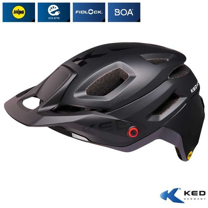 Kask KED PECTOR ME-1 Czarny MTB MIPS "M"(52-58cm)