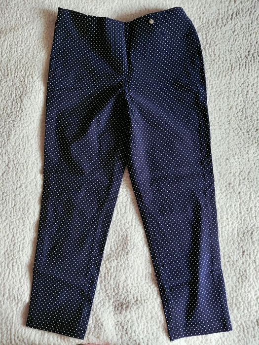 granatowe spodnie damskie