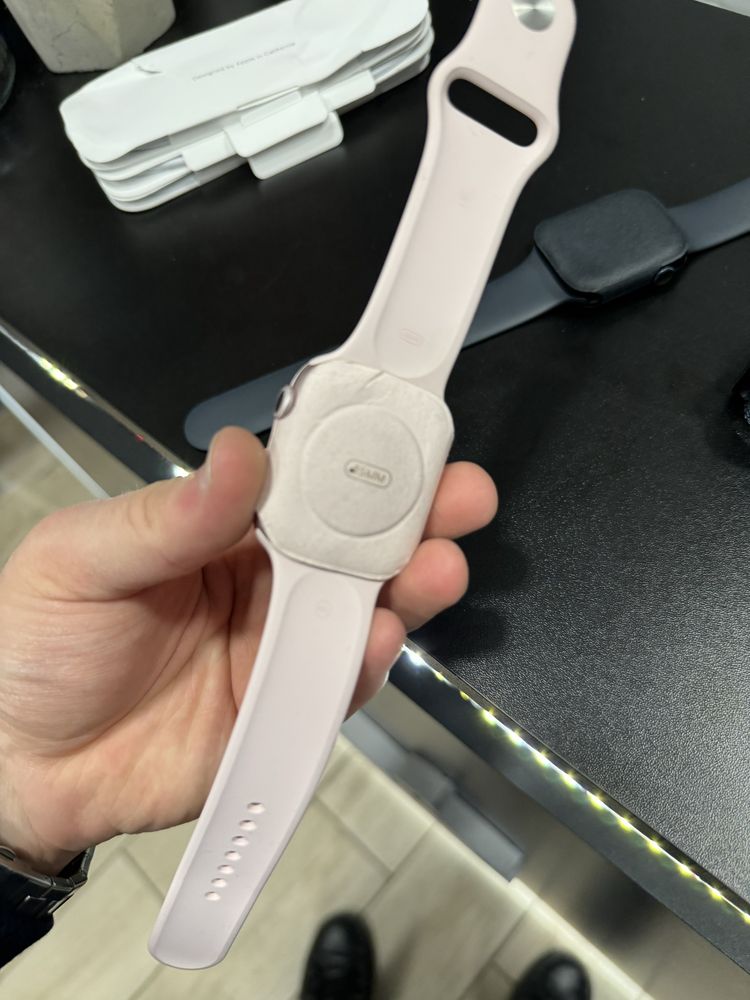 New Apple Watch 9 seria 41/45mm midnight/pink