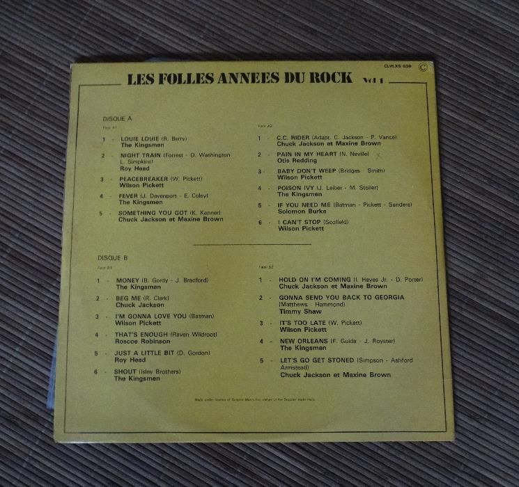 LP-Disco Vinil Les Folles Annes du Rock