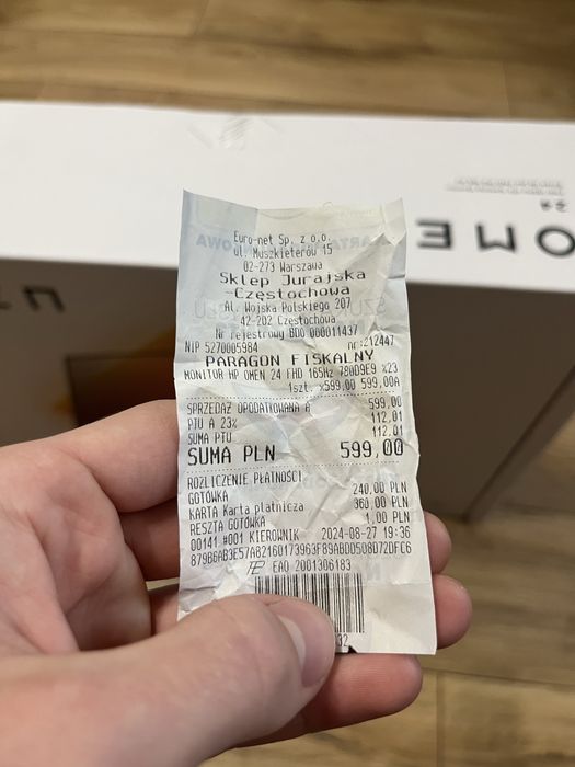 Monitor OMEN 24 165Hz