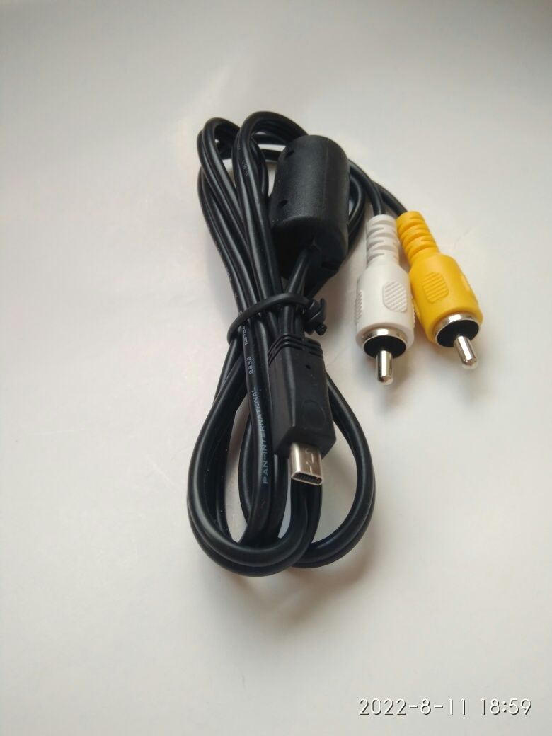 Кабель для фотоапаратів Sony_UC-E6 USB mini B 8-pin (2 RCA)