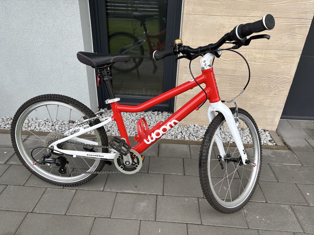 Rower Woom 4 20 cali nóżka dzwonek lampka