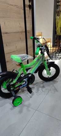Rower 12" nowy, pełne wyposażenie, rowerek dla dziecka