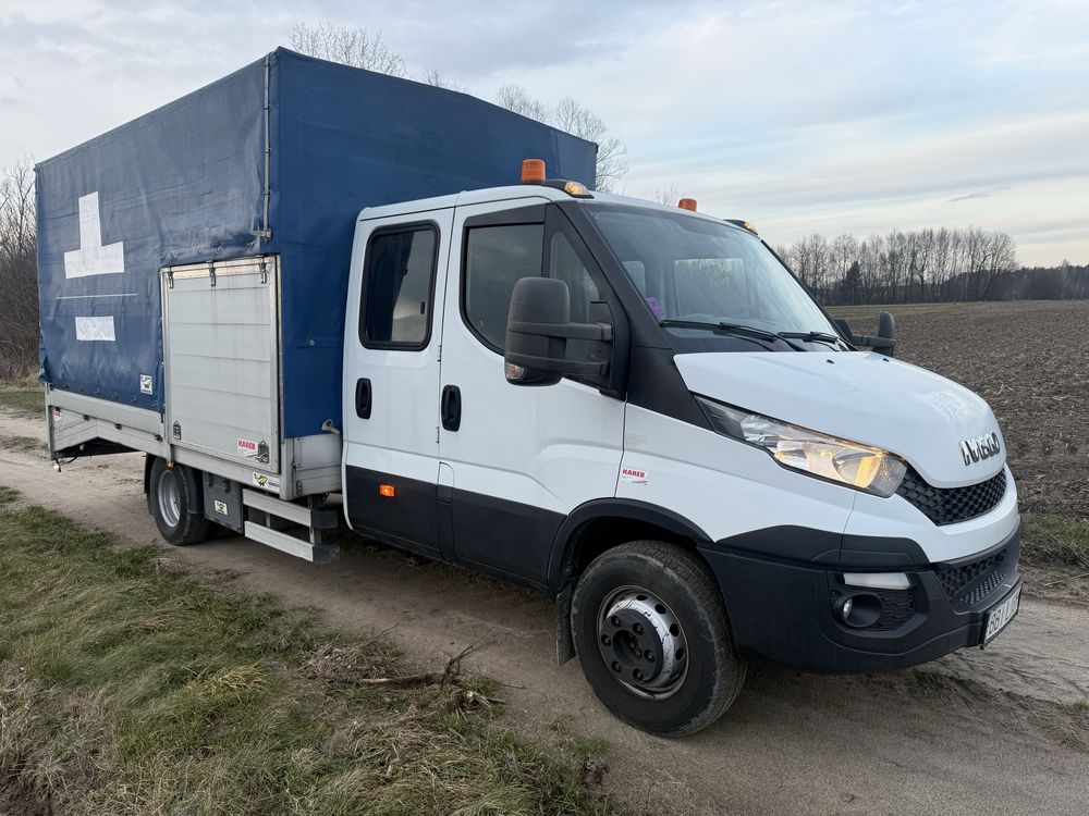 Iveco 70c17  doka najazd + skrzynki specjalistyczny  50c 65c 72c