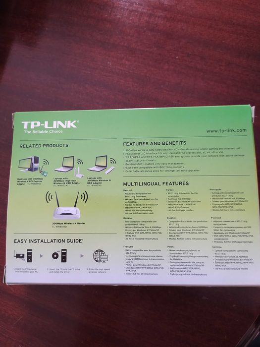 Adaptador PCI Express Wireless N de 300 Mbps