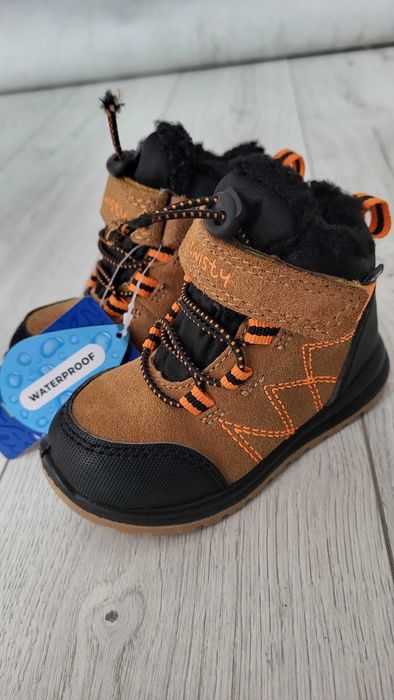 Buty śniegowce dziecięce Twisty rozm 22 skóra naturalna waterproof
