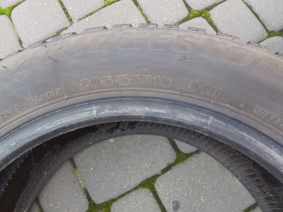 OPONY BRIDGESTONE 205/55/16 5.09 MM 2 SZTUKI Zima 2017 ROK