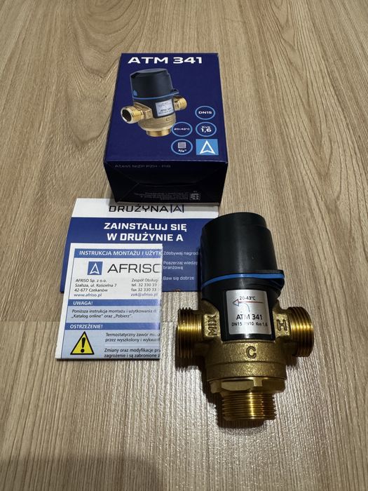Termostatyczny zawór mieszający Afriso ATM 341.